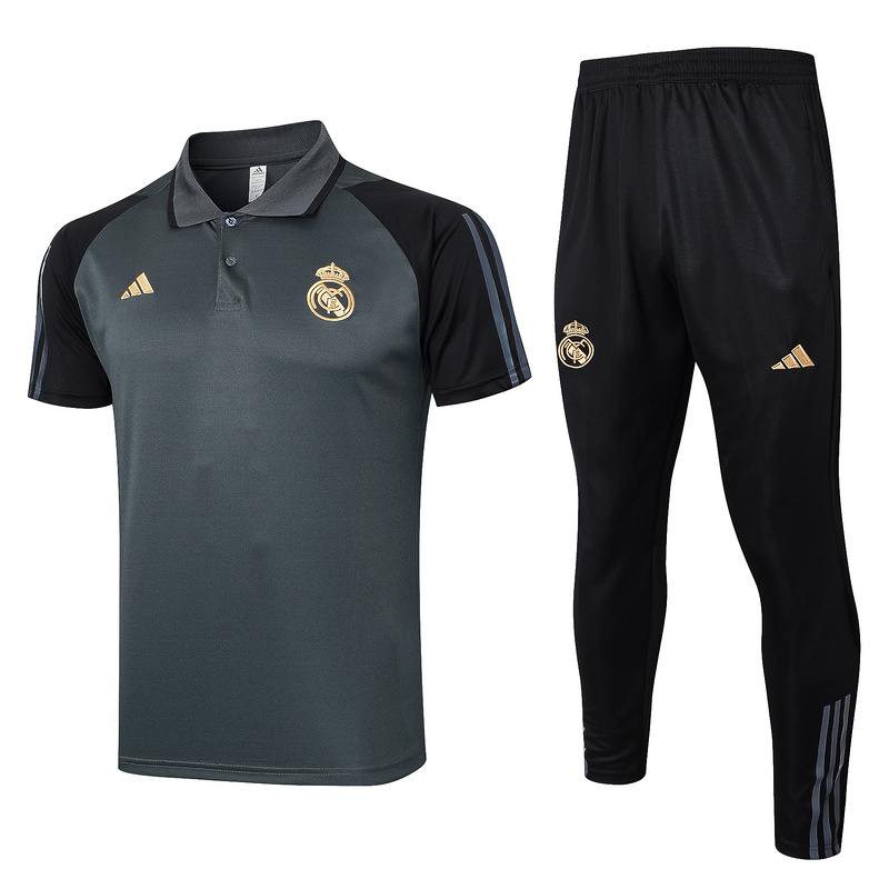 AAA Quality Real Madrid 23/24 Dark Grey Training Kit Jerseys